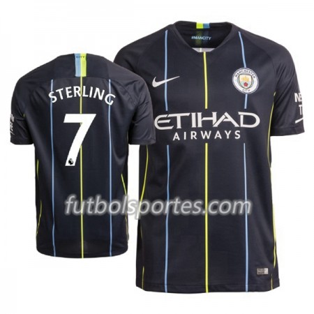 Camisetas Manchester City Sterling 7 Segunda Equipacion 2018/2019